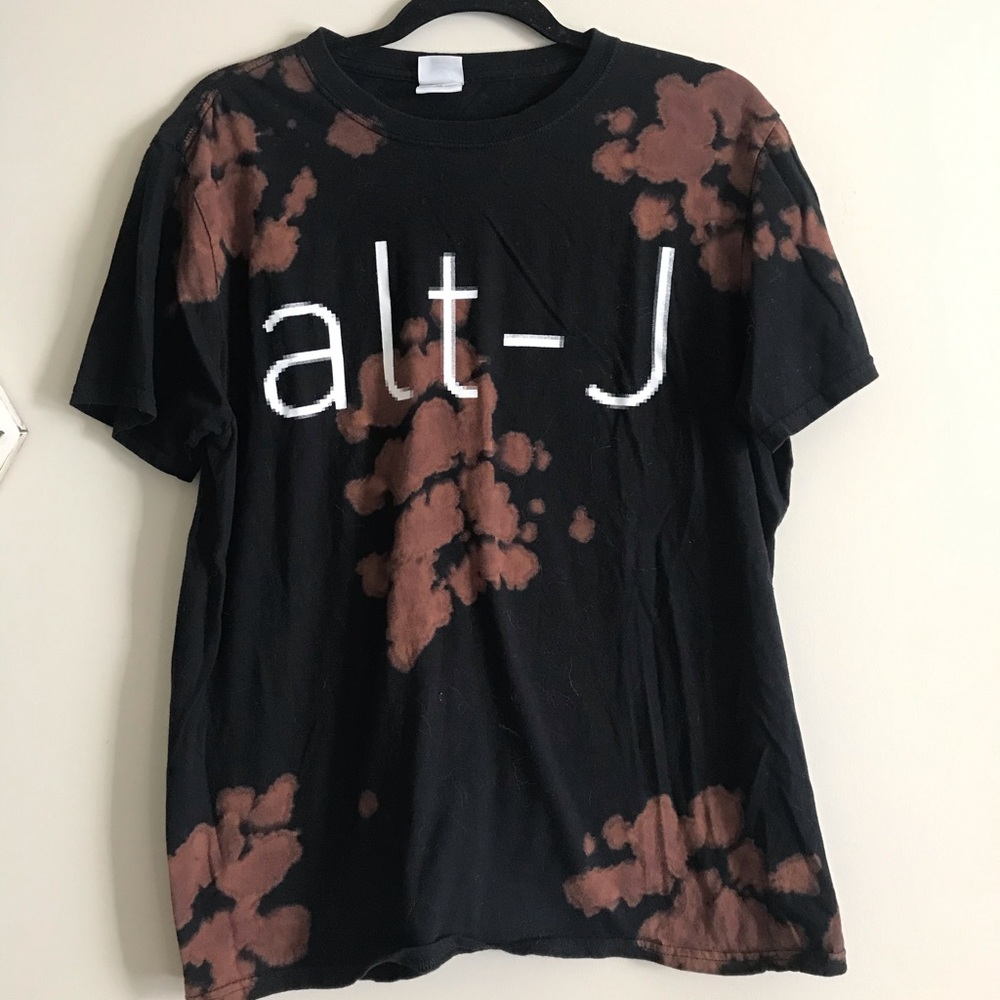 Alt-J Acid Wash Band Tee
